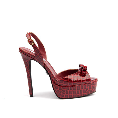[burgundy] Regina Platform in Burgundy