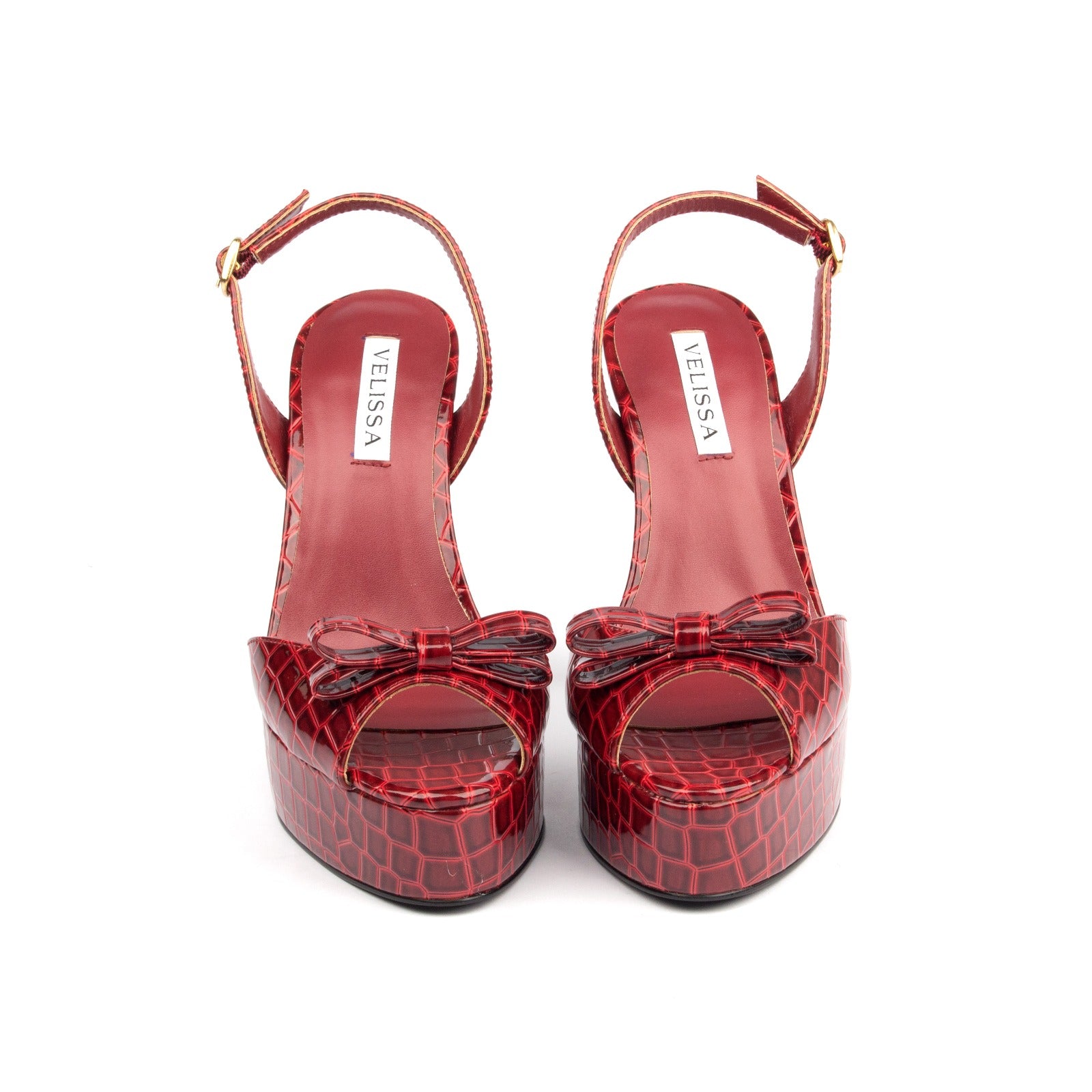 [burgundy] Regina Platform in Burgundy